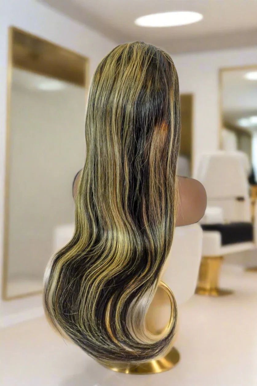 Straight 15A Transparent 13x4 Full Frontal 180 Density  Highlight