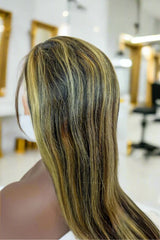 Straight 15A Transparent 13x4 Full Frontal 180 Density  Highlight