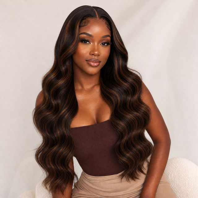 Highlight 2/4 Body Wave Single Hair Bundle | 100% Natural Virgin Human Hair