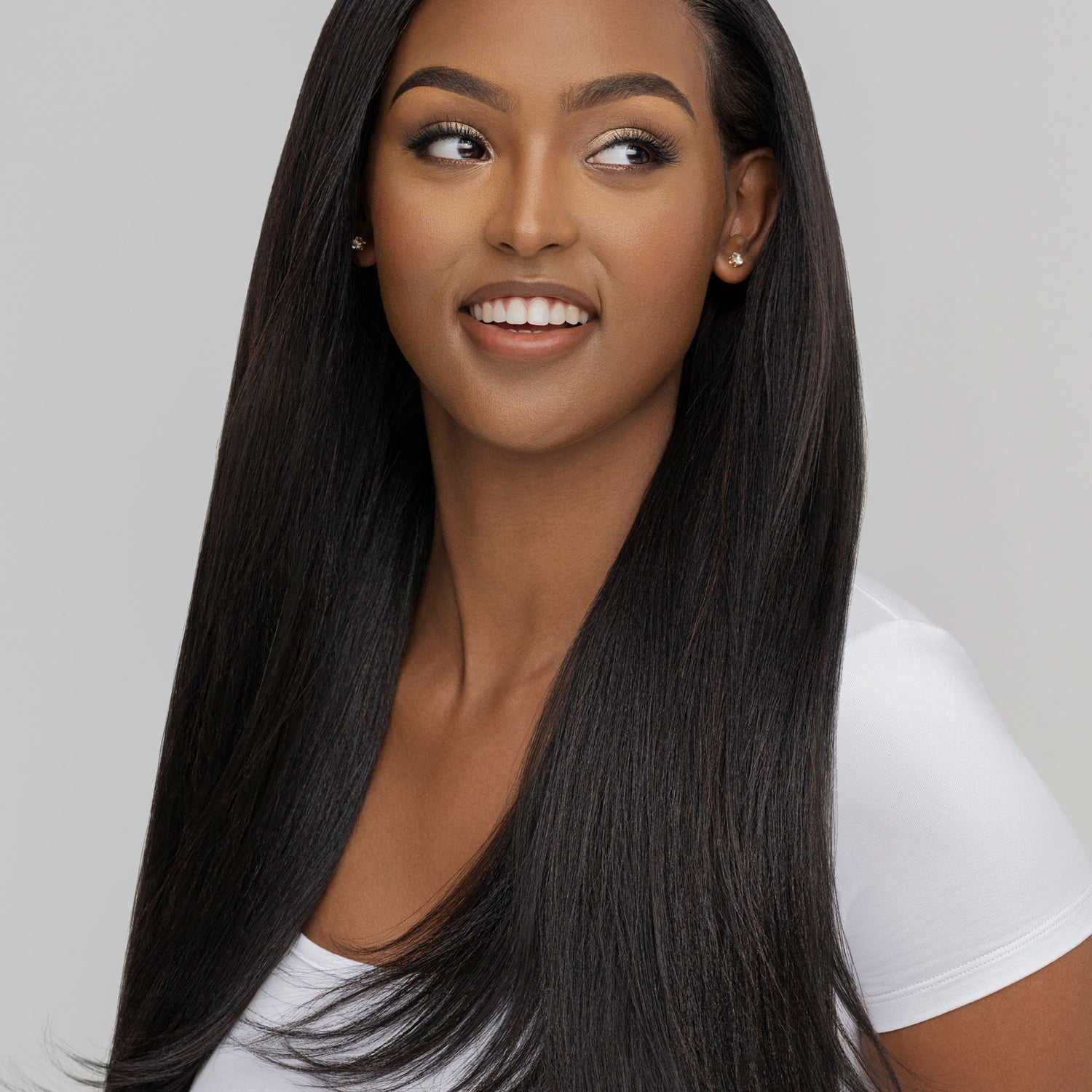 Honey Punch Straight Human Hair - Natural Color Lengths 10-26"