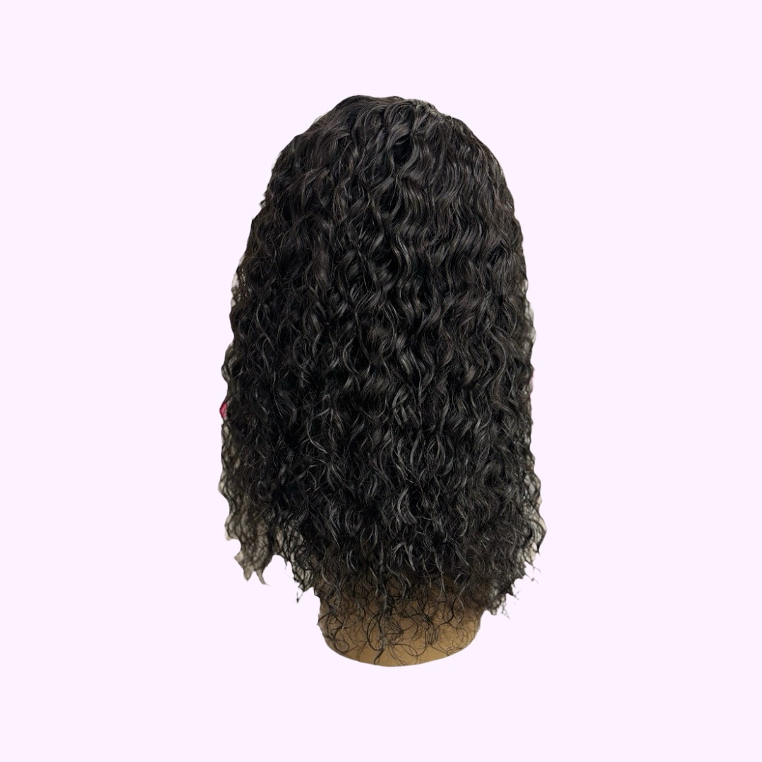 Vera Dolls 180% Density | 13x4 Water Wave Frontal HD Lace Wig                                            Glueless Free Part Long Wig 100% Human Hair - Premium  from Vera Dolls - Just $149.99! Shop now at VeraDolls