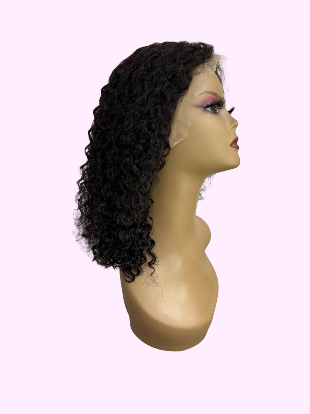 Vera Dolls 180% Density | 13x4 Bobs Deep Curly Frontal HD Lace Wig                                            Glueless Free Part Long Wig 100% Human Hair - Premium  from Vera Dolls - Just $109.99! Shop now at VeraDolls