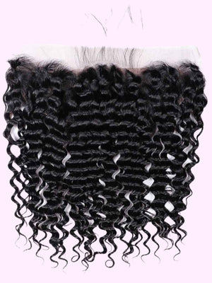 Vera Dolls 180% Density | 13x4 Deep Wave Frontal HD Lace                                            Undetectable | Long Frontal  100% Human Hair