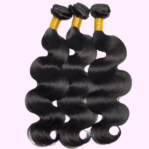 Body Wave 12A Bundles Set: 100% Natural Human Virgin Hair