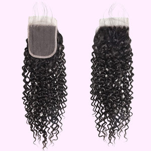 Vera Dolls 180% Density | 4x4 Curly Closure HD Lace                                            Undetectable | Long Closure  100% Human Hair