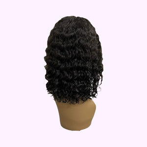 Vera Dolls 180% Density | 13x4 Bob Deep Wave Frontal HD Lace Wig                                            Glueless Free Part Long Wig 100% Human Hair