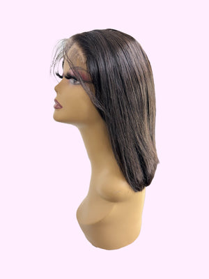 Vera Dolls 180% Density | 13x4 Bob Straight Frontal HD Lace Wig                                            Glueless Free Part Long Wig 100% Human Hair