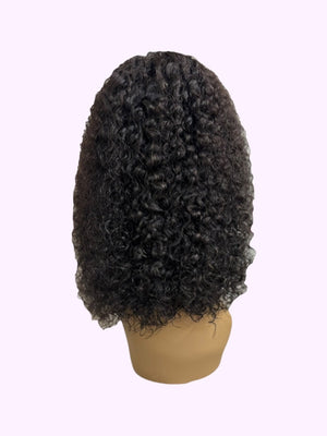 Vera Dolls 180% Density | 13x4 Bob Water Wave Frontal HD Lace Wig                                            Glueless Free Part Long Wig 100% Human Hair