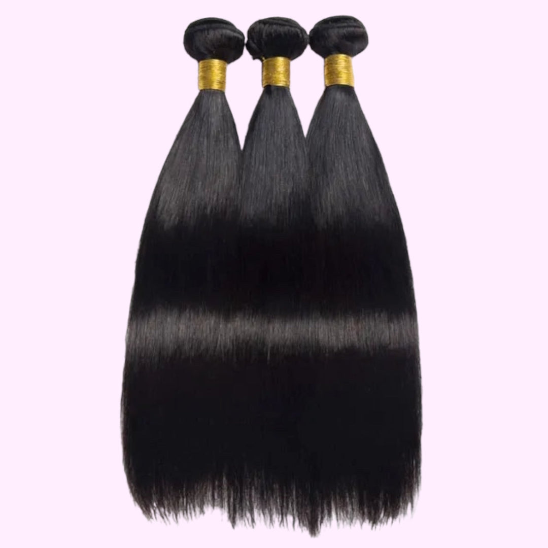 Straight 12A Bundles Set: 100% Natural Human Virgin Hair - Premium  from Vera Dolls - Just $95! Shop now at VeraDolls