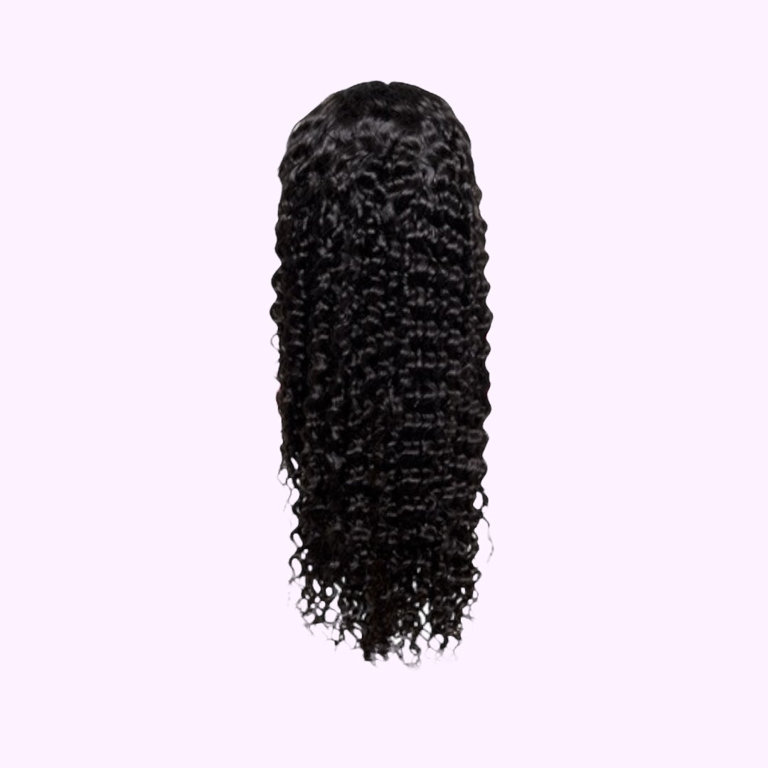 Vera Dolls 180% Density | 13x6 Water Wave Frontal HD Lace Wig                                            Glueless Free Part Long Wig 100% Human Hair - Premium  from Vera Dolls - Just $149.99! Shop now at VeraDolls