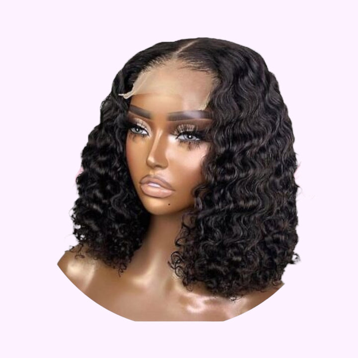 Water Wave 5x5 Invisible HD Lace Bob Wig - Premium  from Vera Dolls - Just $59.99! Shop now at VeraDolls