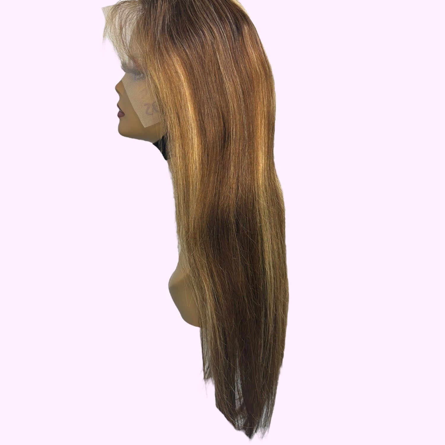 Vera Dolls 180% Density | 13x4 Highlight Straight Frontal HD Lace Wig                                            Glueless Free Part Long Wig 100% Human Hair - Premium  from Vera Dolls - Just $149.99! Shop now at VeraDolls