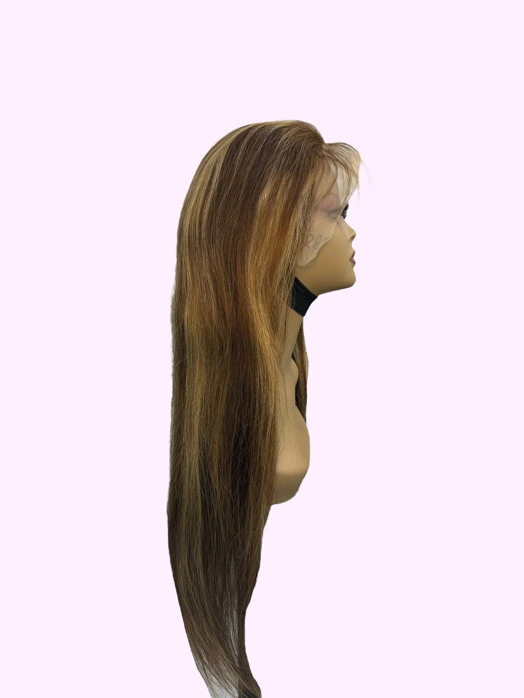 Vera Dolls 180% Density | 13x4 Highlight Straight Frontal HD Lace Wig                                            Glueless Free Part Long Wig 100% Human Hair - Premium  from Vera Dolls - Just $149.99! Shop now at VeraDolls