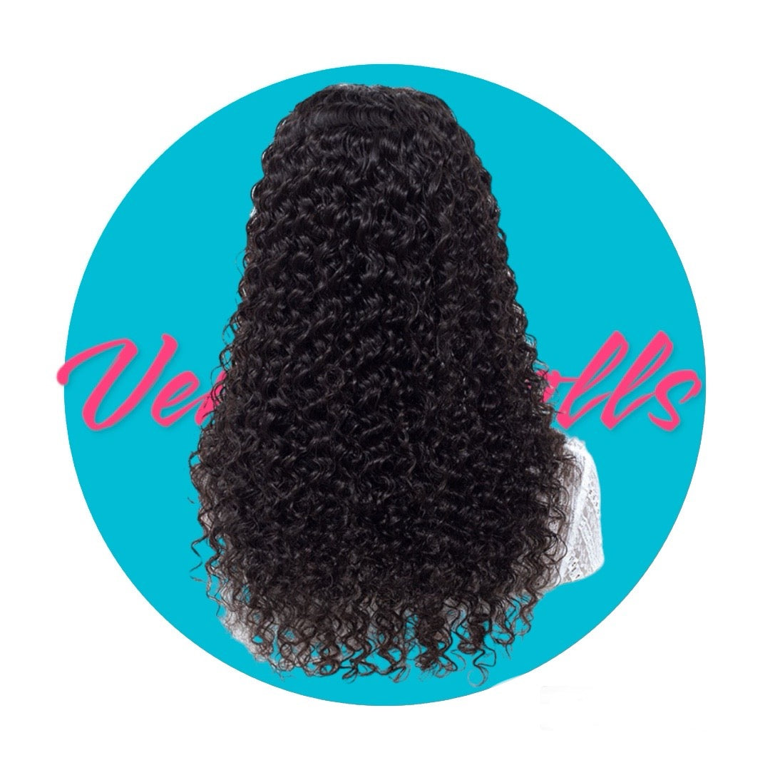 Premium Soft Deep Curly Natural 13x6 Invisible HD Lace Wig - Premium  from Vera Dolls - Just $149.99! Shop now at VeraDolls