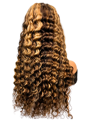 180% Density Glueless 13x4 Water Wave Wig | HD Lace Frontal | Human Hair