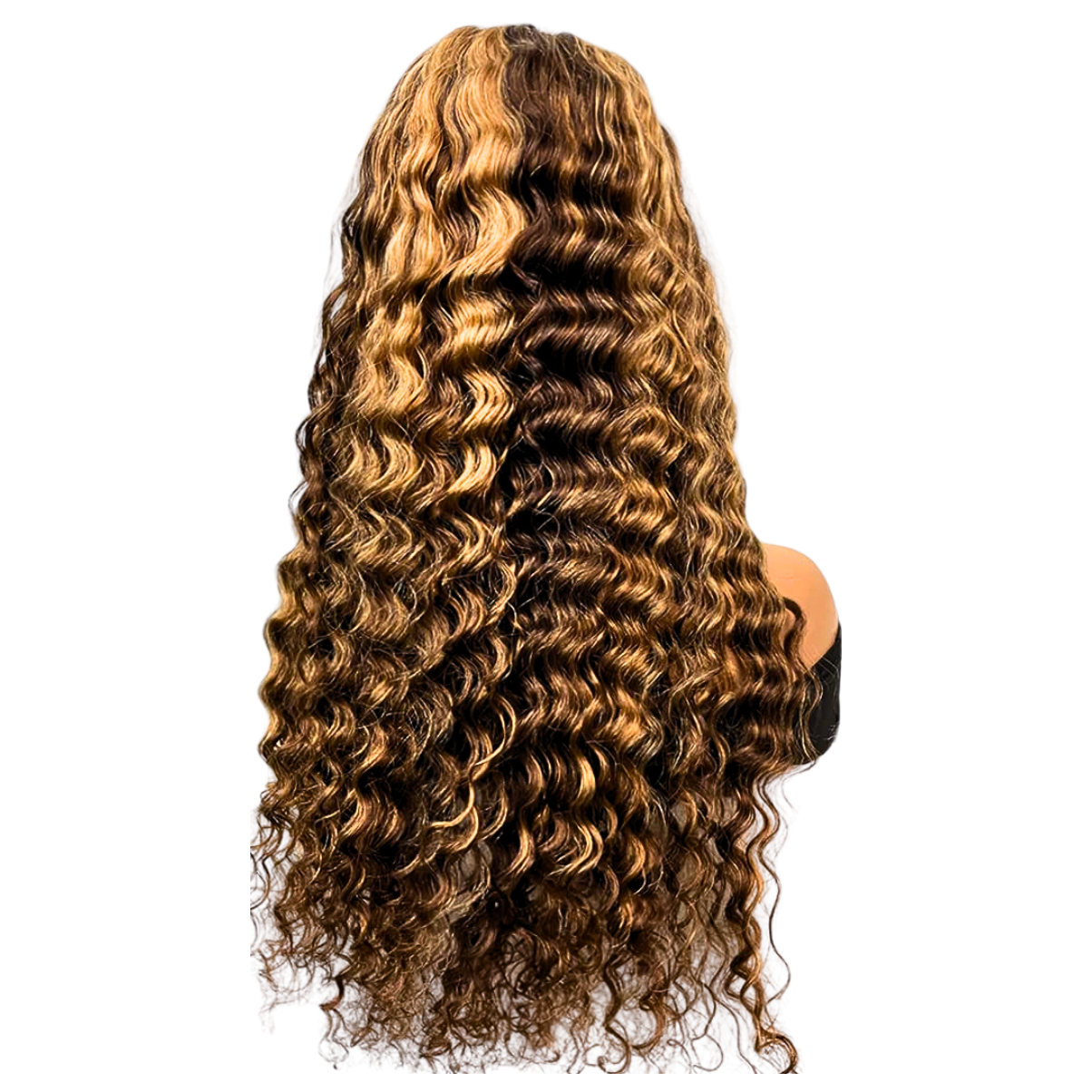 180% Density Glueless 13x4 Water Wave Wig Highlight HD Lace Frontal Human Hair