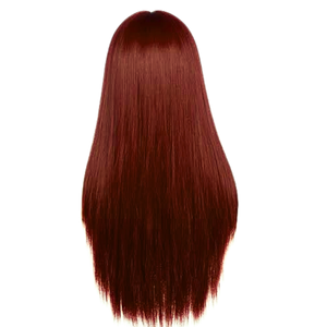 Vera Dolls 100% Human Hair 13x4 33 Auburn Straight Glueless HD Lace Front Wig