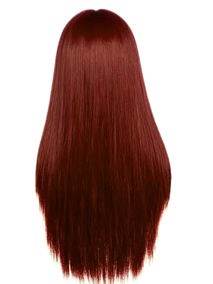 Vera Dolls 100% Human Hair 13x4 33 Auburn Straight Glueless HD Lace Front Wig