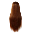 Long brown hair wig, showcasing Vera Dolls 100% Human Hair 13x4 Chocolate Straight Glueless HD Lace Front.