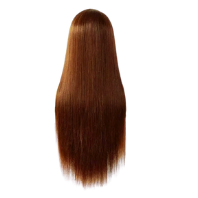 Long brown hair wig, showcasing Vera Dolls 100% Human Hair 13x4 Chocolate Straight Glueless HD Lace Front.