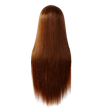 Long brown hair wig, showcasing Vera Dolls 100% Human Hair 13x4 Chocolate Straight Glueless HD Lace Front.