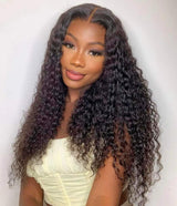 Glueless Bohemian Curly 5x5 Invisible HD Lace Long Wig | 100% Human Hair 180% Density