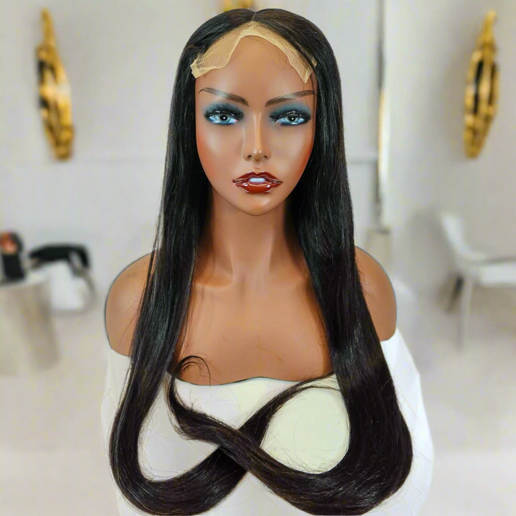 15A Silky Straight Super Natural Hairline | 5x5 Invisible HD Lace Wig |100% Human Hair 180% Density