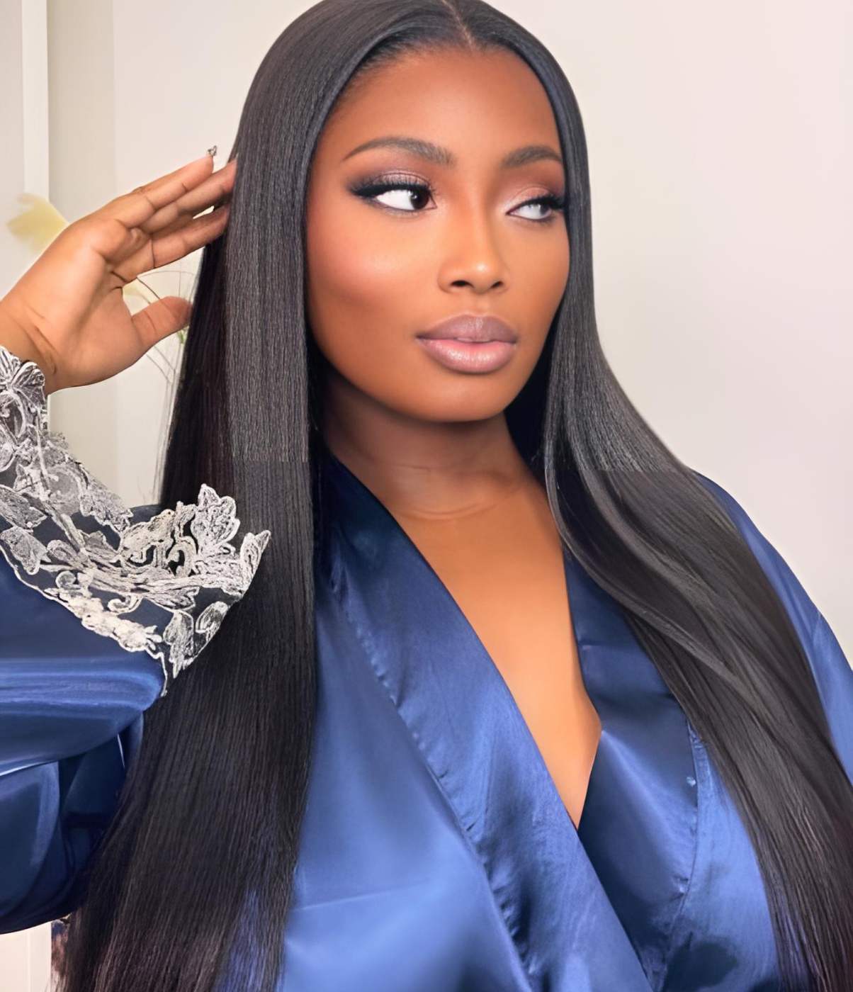 15A Silky Straight Super Natural Hairline | 5x5 Invisible HD Lace Wig |100% Human Hair 180% Density