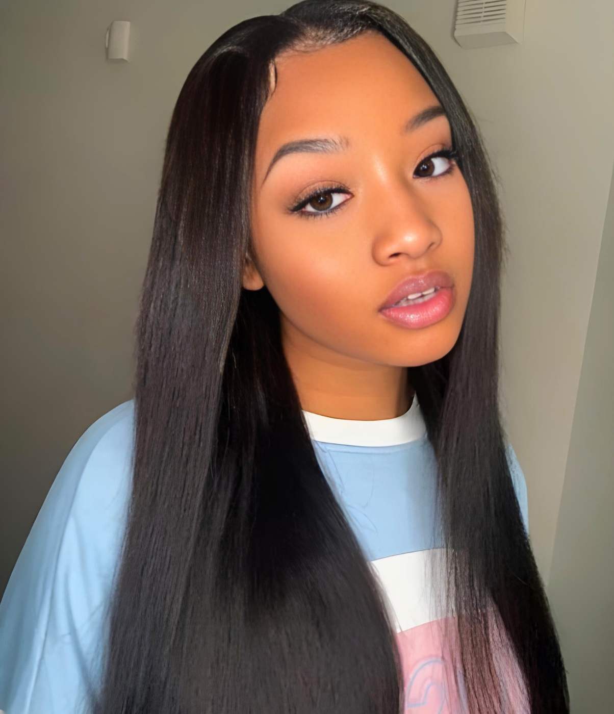 15A Silky Straight Super Natural Hairline | 5x5 Invisible HD Lace Wig |100% Human Hair 180% Density
