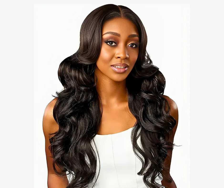 Bare Lace Sensationnel Natural Black Glueless Lace Wig Y-Part Bilany