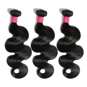 Body Wave 12A Bundles Set: 100% Natural Human Virgin Hair