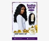 Butta Lace Sensationnel Natural Black HD Lace Deep Wave 20"