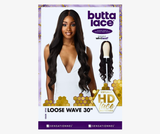Butta Lace Sensationnel Natural Black HD Lace Loose Wave 30"