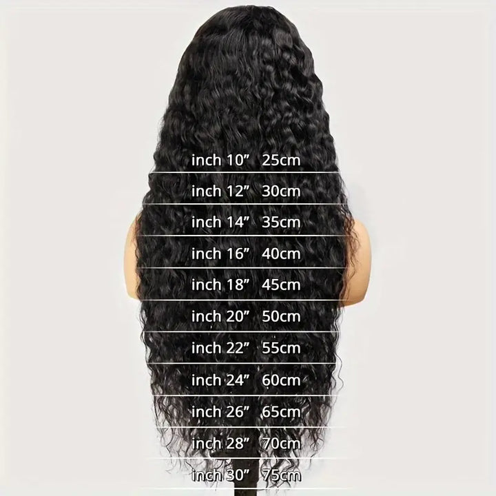 Vera Dolls 180% Density | 13x6 Deep Curly Frontal HD Lace Wig                                            Glueless Free Part Long Wig 100% Human Hair