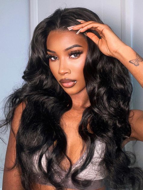 Vera Dolls 180% Density | 13x4 Body Wave Frontal HD Lace Wig                                            Glueless Free Part Long Wig 100% Human Hair - Premium  from Vera Dolls - Just $149.99! Shop now at VeraDolls