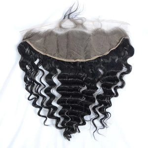 13x4 Transparent Lace Frontals -Natural Human Hair