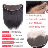 Premium 4x4 Transparent Lace Closures - Natural Human Hair - Premium  from Vera Dolls - Just $40! Shop now at VeraDolls