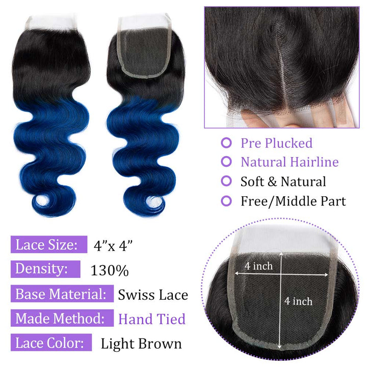 Vera Dolls 180% Density | 4x4 Body Wave Closure HD Lace                                            Undetectable | Long Closure  100% Human Hair - Premium 4x4 Closure from VeraDolls - Just $39.99! Shop now at VeraDolls