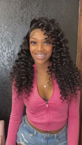 15A Grade Loose Deep Wave HD Lace Super Natural Hairline 13x4 Frontal Wig | 100% Human Hair 180% Density