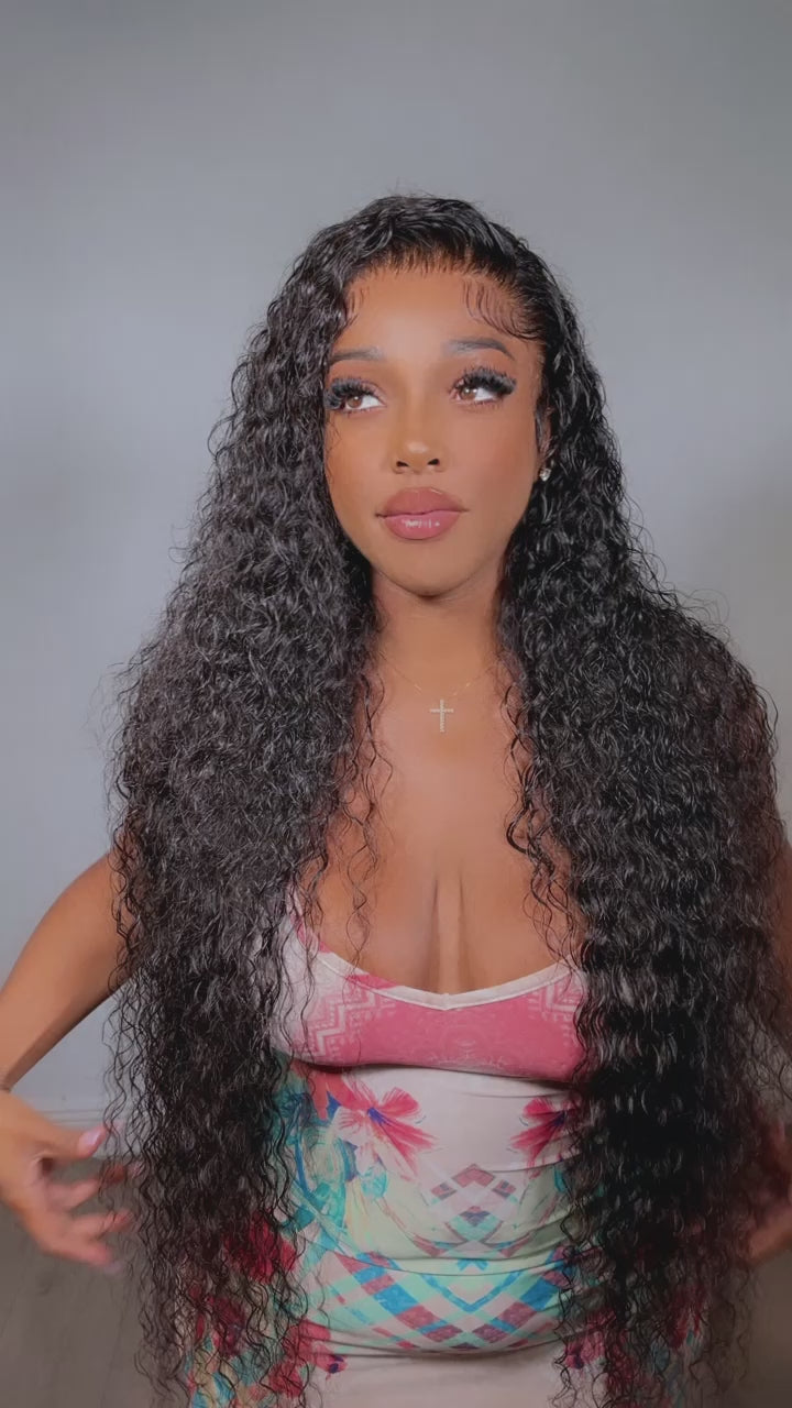 Glueless Bohemian Curly 5x5 Invisible HD Lace Long Wig | 100% Human Hair 180% Density