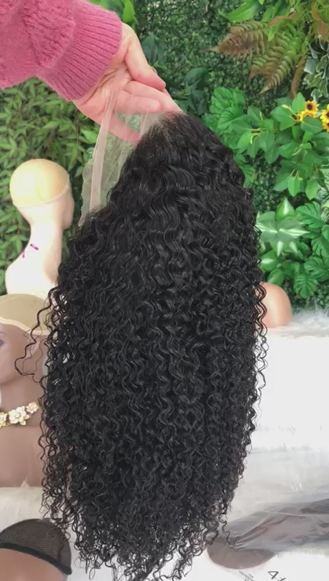 Bohemian Natural 15A Grade Transparent Full Frontal 13x4 Bob Wig 180 Density