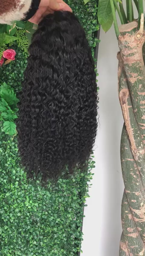 Bohemian Natural 15A Grade Transparent Full Frontal 13x4 Bob Wig 180 Density