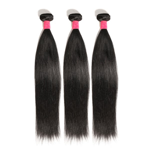 Straight 12A Bundles Set: 100% Natural Human Virgin Hair