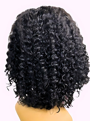 Vera Dolls 180% Density | 13x4 Bobs Deep Curly Frontal HD Lace Wig Glueless Free Part Long Wig 100% Human Hair