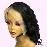 Vera Dolls 180% Density | 13x4 Bob Deep Wave Frontal HD Lace Wig Glueless Free Part Long Wig 100% Human Hair