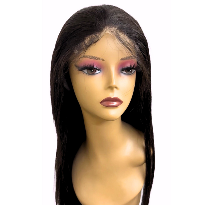 Vera Dolls 180% Density | 5x5 Straight Long Frontal HD Lace Wig                                            Glueless Free Part Long Wig 100% Human Hair