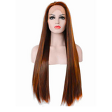 Vera Dolls 100% Human Hair 13x4 Chocolate Straight Glueless HD Lace Front Wig