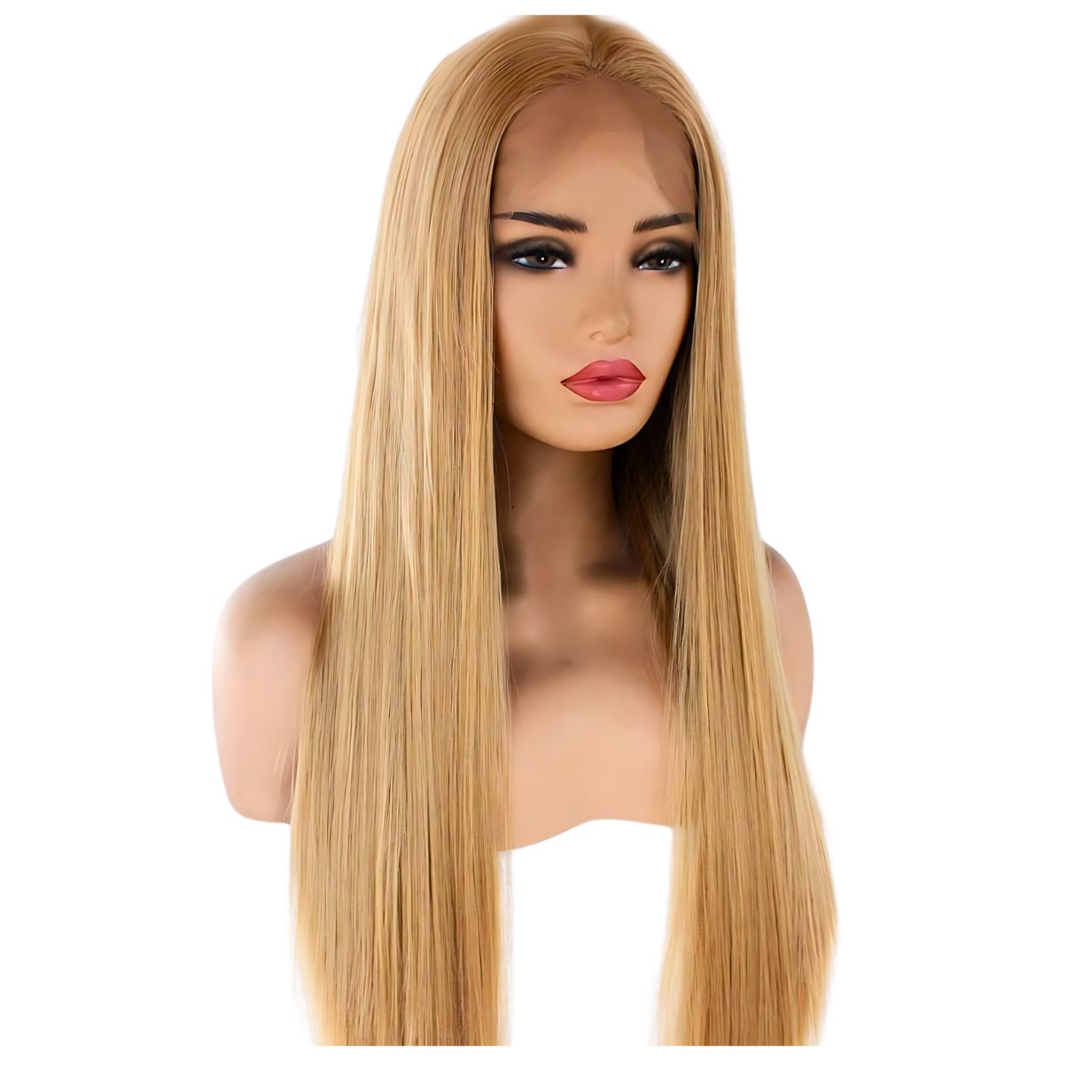 Vera Dolls 100% Human Hair 13x4 27 Blonde Straight Glueless HD Lace Front Wig