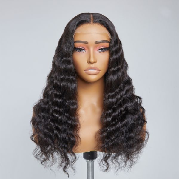 Exclusive Discount | Retro Trends Ocean Wave  5x5 Undetectable Glueless Closure Wigs | Tangle Free