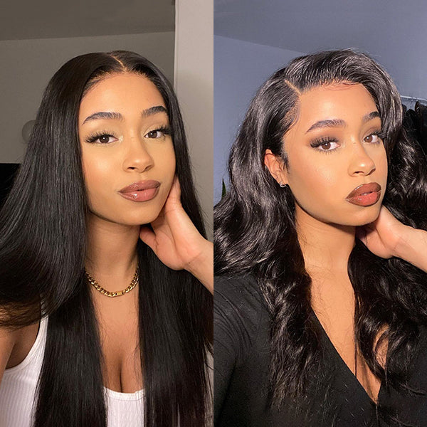 Flash Sale | 180% Density Frontal Lace Wig Glueless Pre Plucked